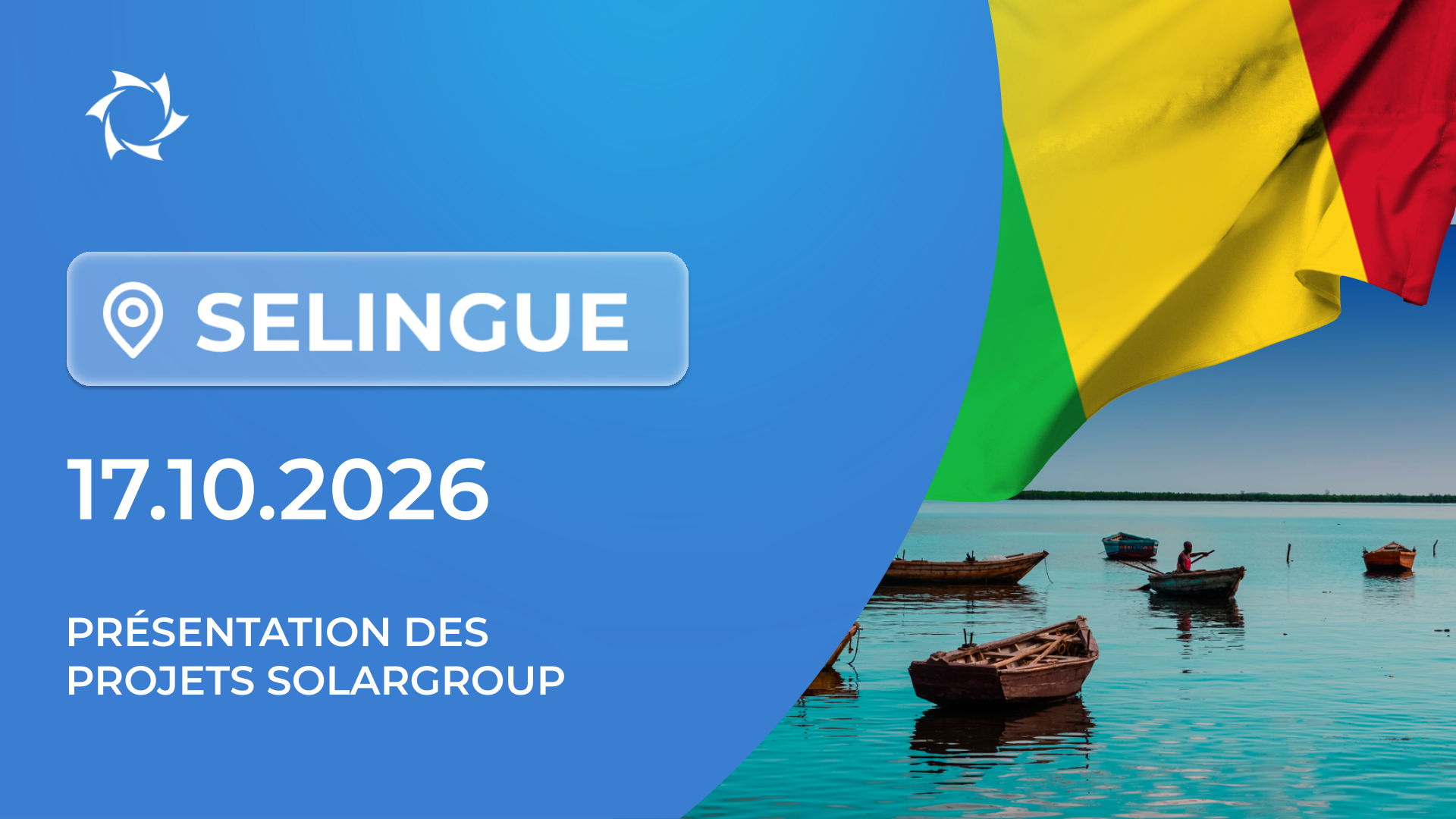 Présentation des projets SOLARGROUP à Selingue (Mali)