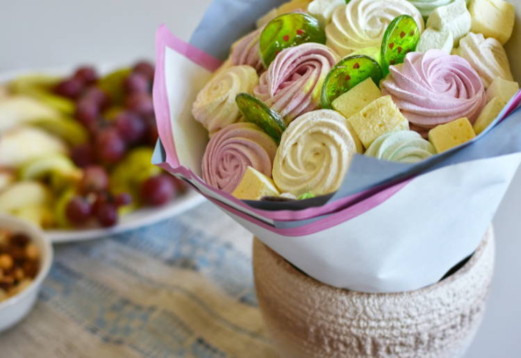 お菓子のブーケ