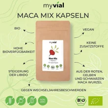 Maca Kapseln Mix + Vitamin C (Acerola)