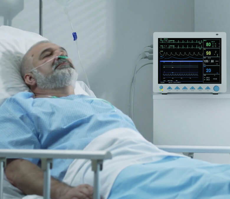 شاشة مراقبة للمريض مقاس 12 بوصات