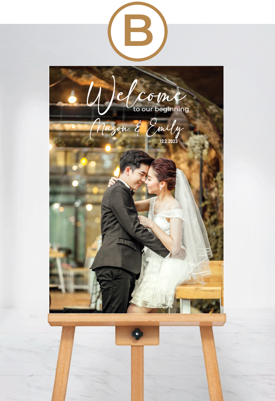 Create your wedding sign
