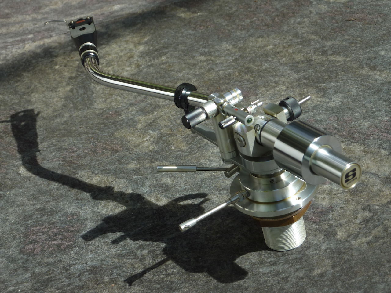 Microseiki MA-505S Tonearm-Silver Wiring 7