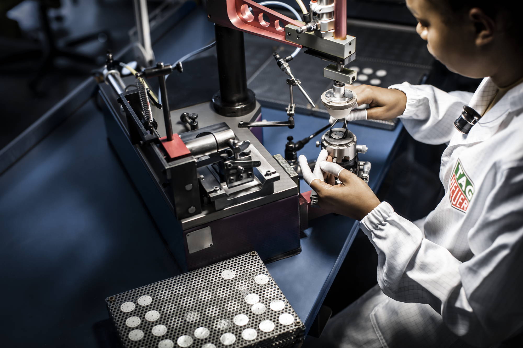 TAG Heuer watchmaking in action