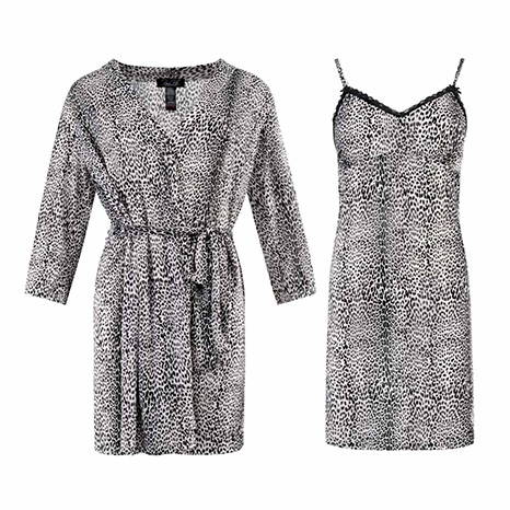 René Rofé Robe and Chemise 2-Piece Set