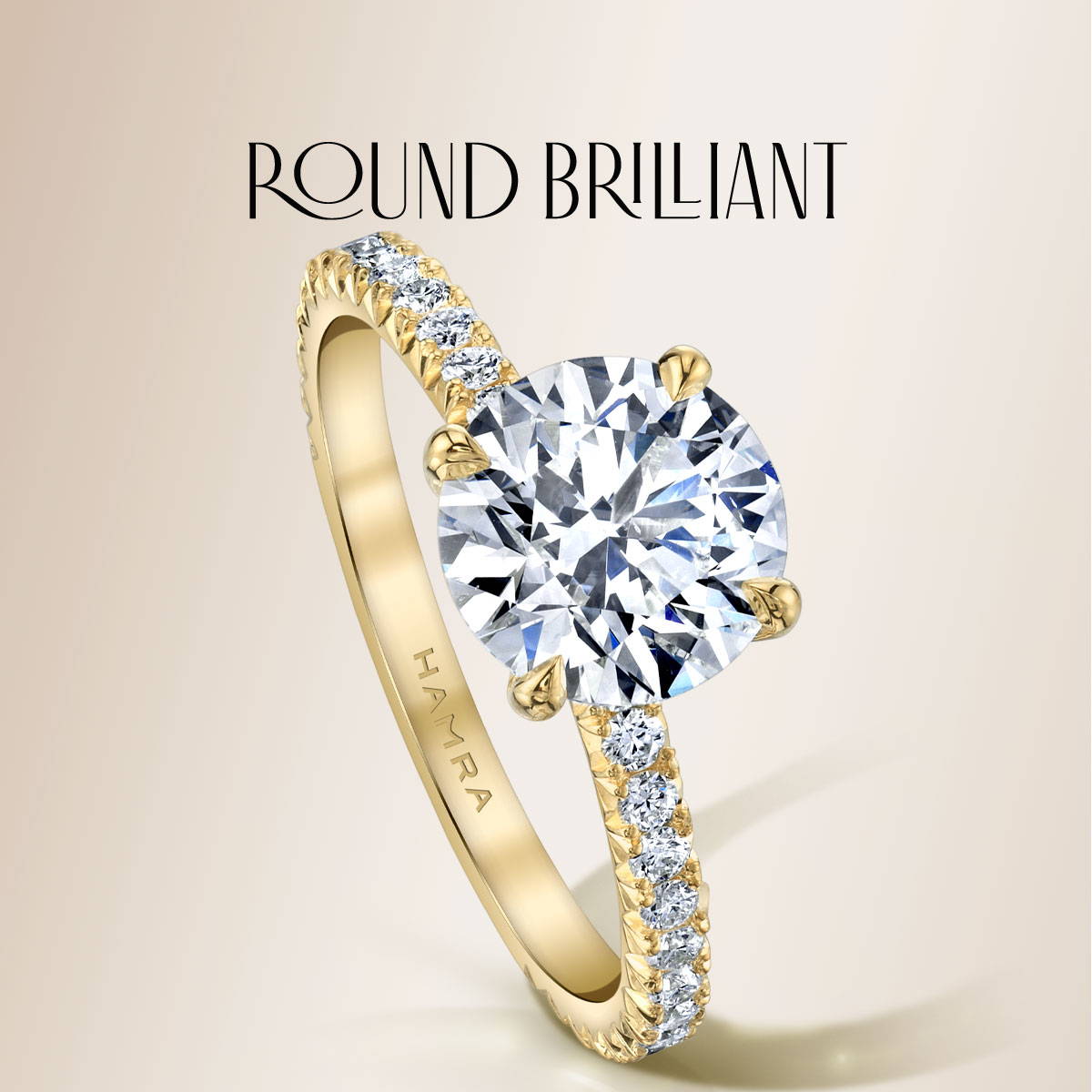 round brilliant cut diamond ring