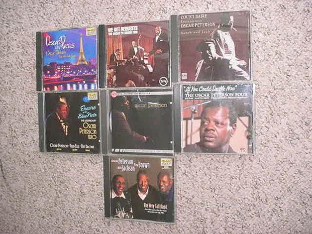 JAZZ Oscar Peterson cd lot of 7 cd's - Encore blue note...