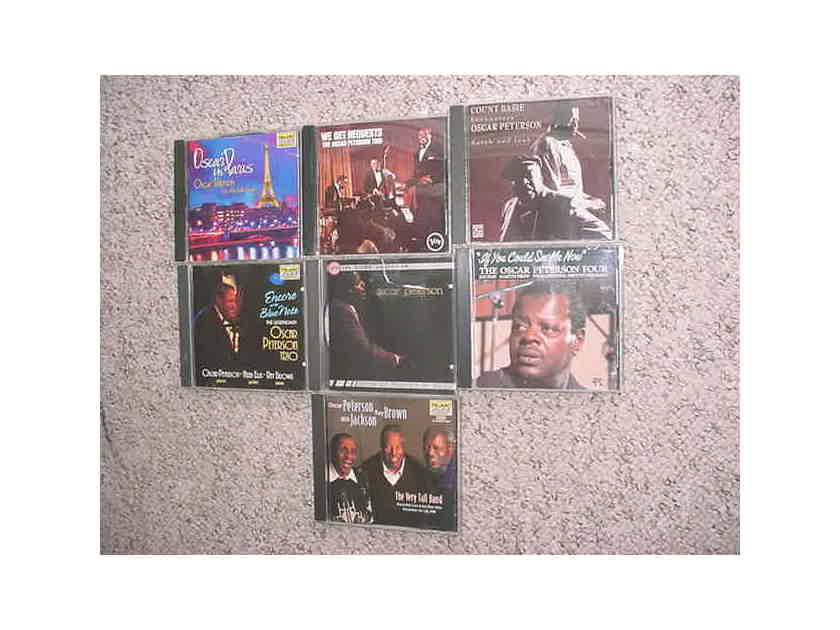 JAZZ Oscar Peterson cd lot of 7 cd's - Encore blue note IN Paris we get requests Satch and Josh more SEE ADD