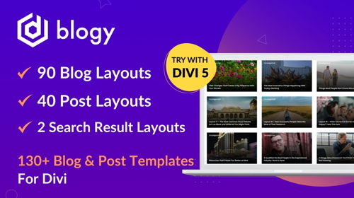 Blogy - Blog and Post Layouts
