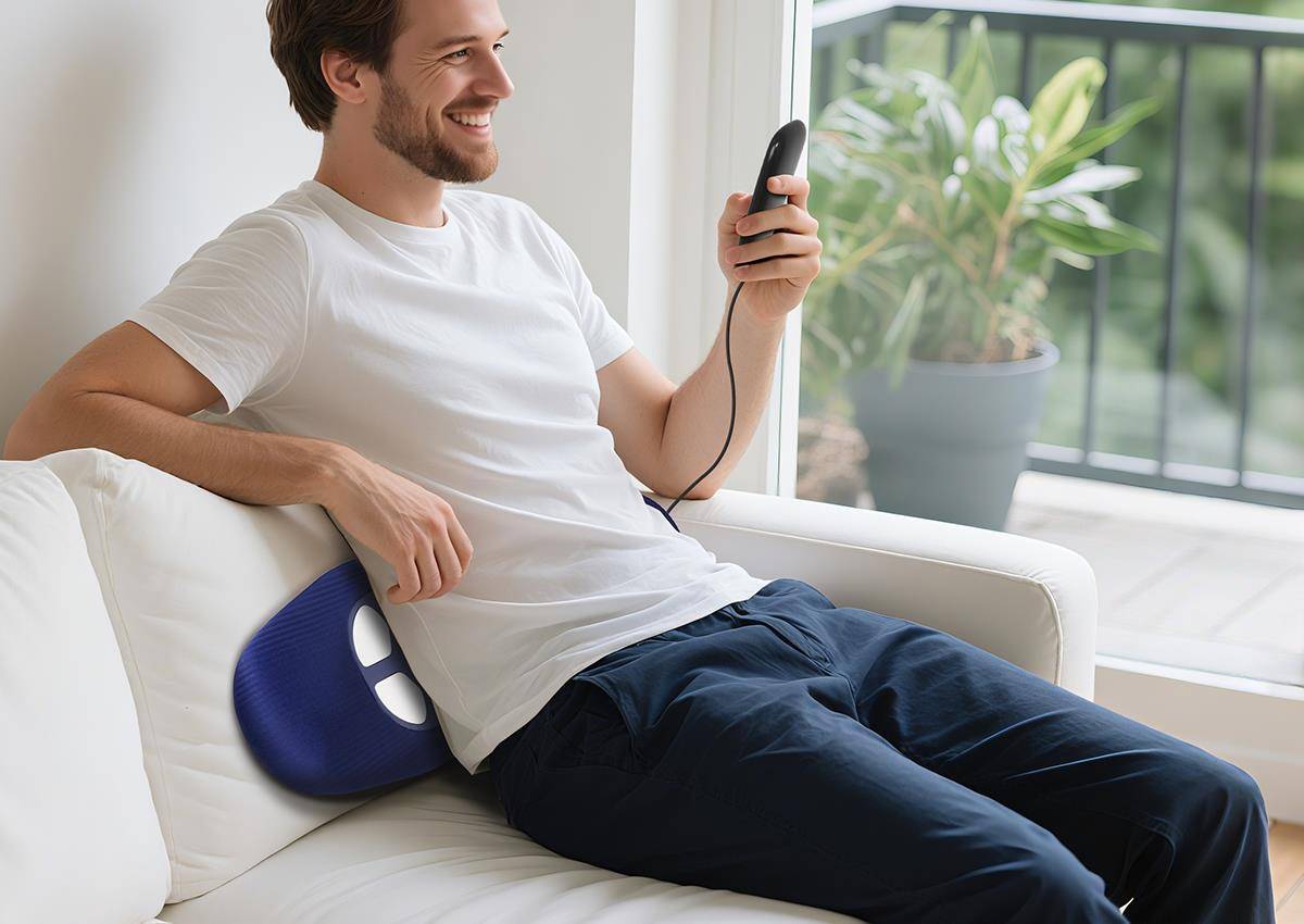Multifunction lumbar traction massager