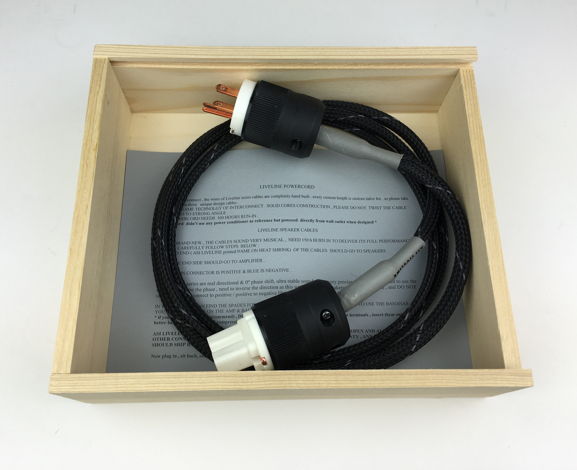 Acoustic Systems Intl. LiveLine Series 2m IEC Power Cable