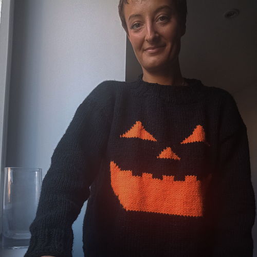 The pumpkin jumper - knitting pattern