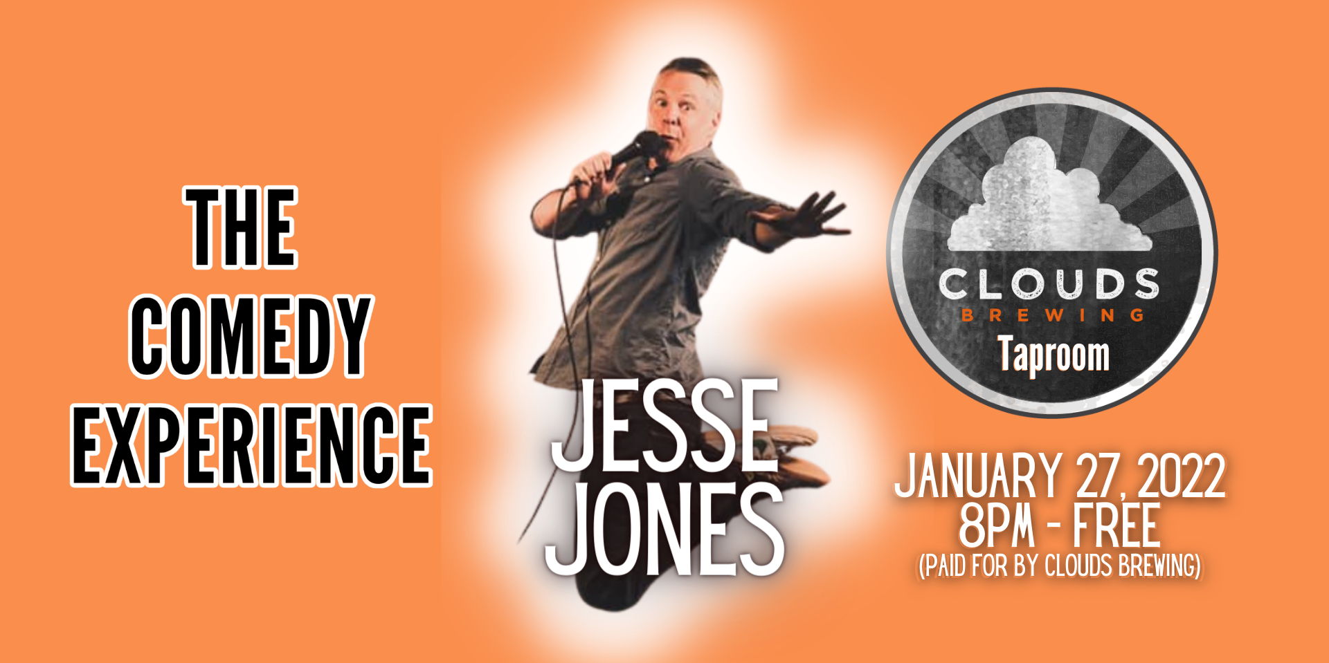 The Comedy Experience: JESSE JONES @ The Taproom in Raleigh promotional image