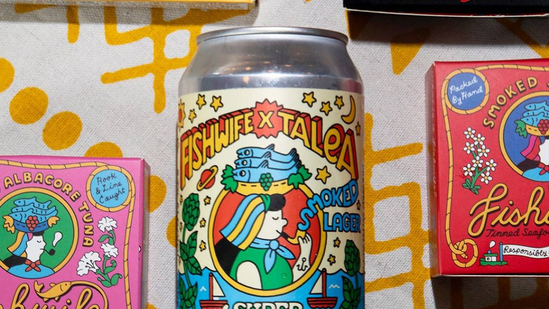 Featured image for Fishwife And Talea's Collaboration Features A Smoky Beer And Stunning Packaging