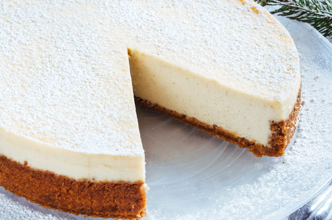 Eggnog Cheesecake