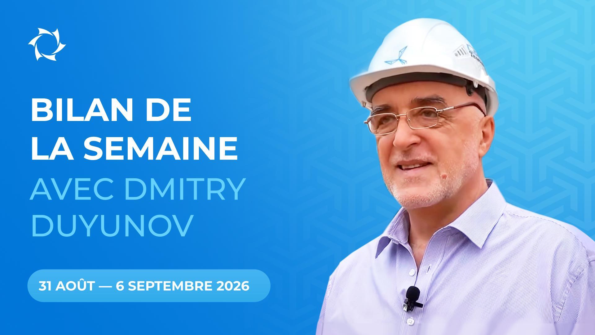 Bilan de la semaine 36.2026 dans le projet des "Moteurs Duyunov"