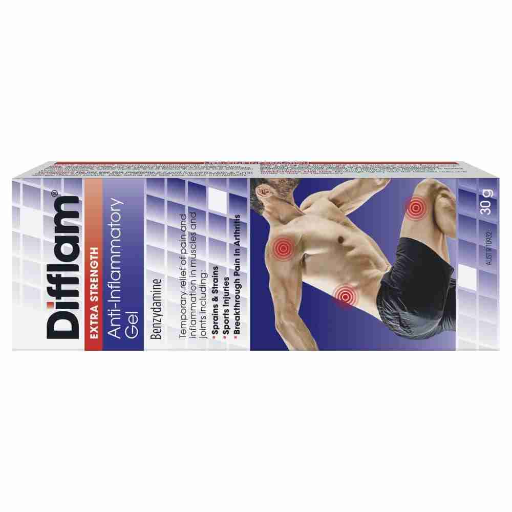 Difflam Anti-Inflammatory Extra Strength Gel 30g Pain Relief Muscles and Joints - Image 3