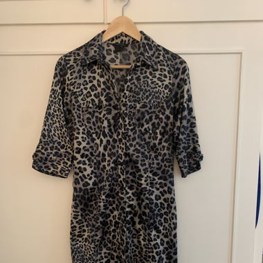Kleid mit animal print
