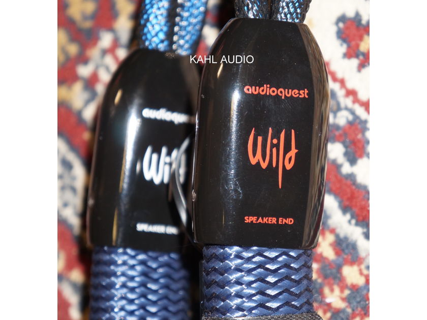 Audioquest Wild Wood speaker cables. 5ft pair with spades. Demo. $11,000 MSRP