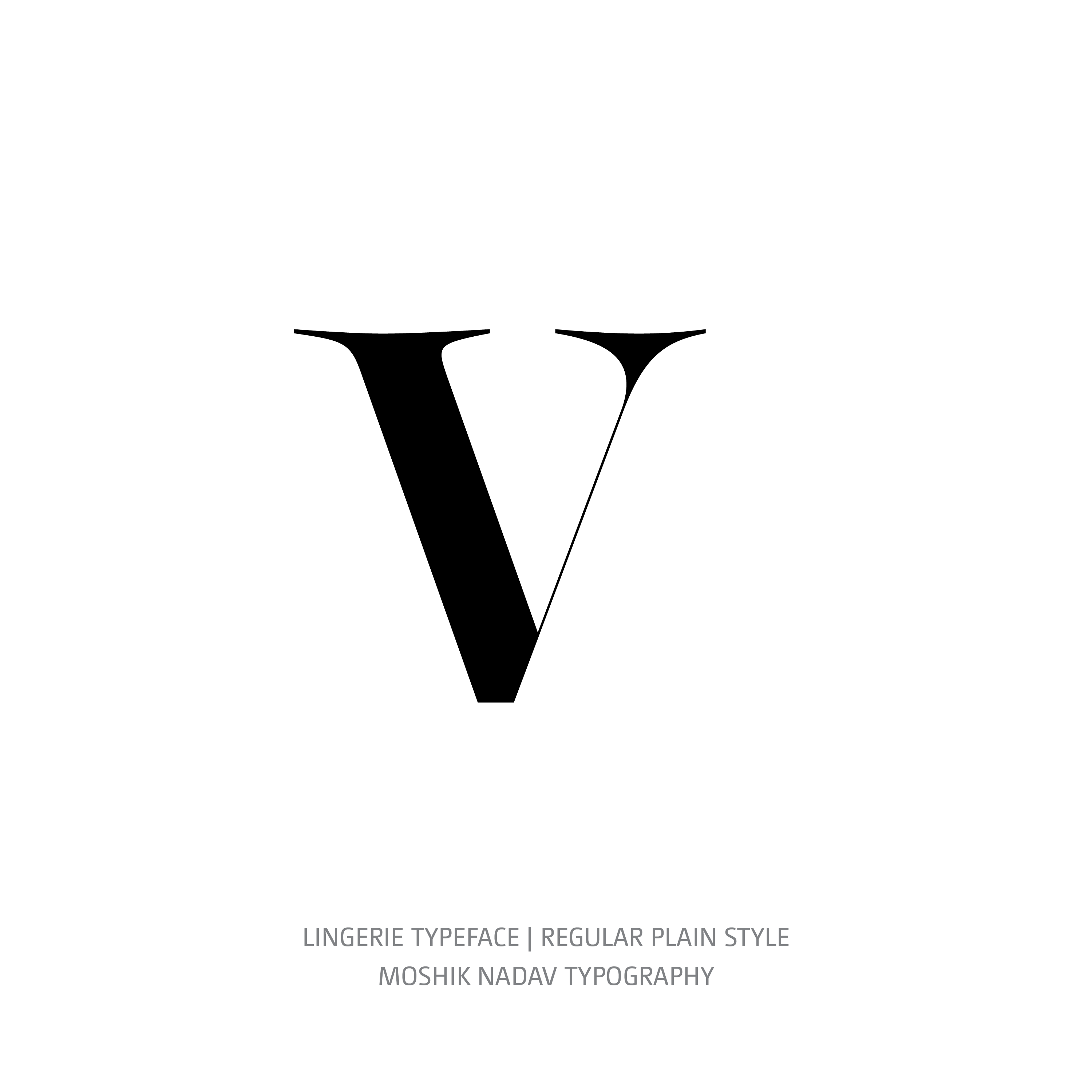 Lingerie Typeface Regular Plain v