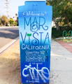 Mar Vista Utility Box graffitied