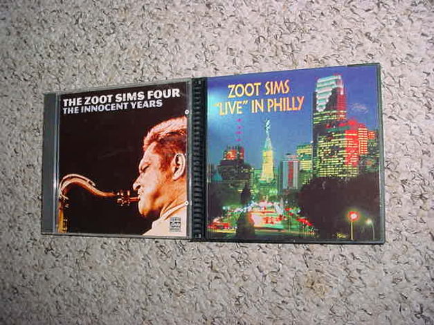 JAZZ Zoot Sims 2 cd cd's - Live in Philly and the Innoc...