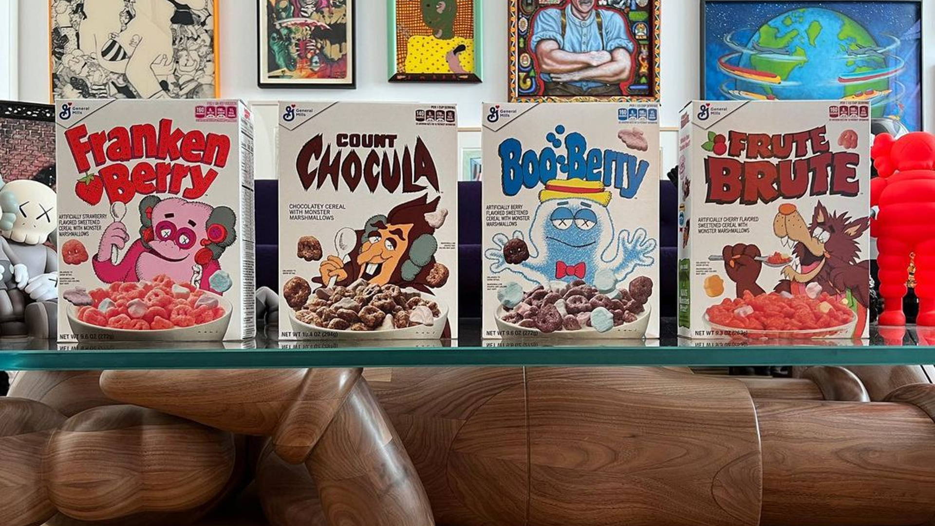 Featured image for Do The Monster Mash At Breakfast With General Mills and Kaws’ Cereal Collab