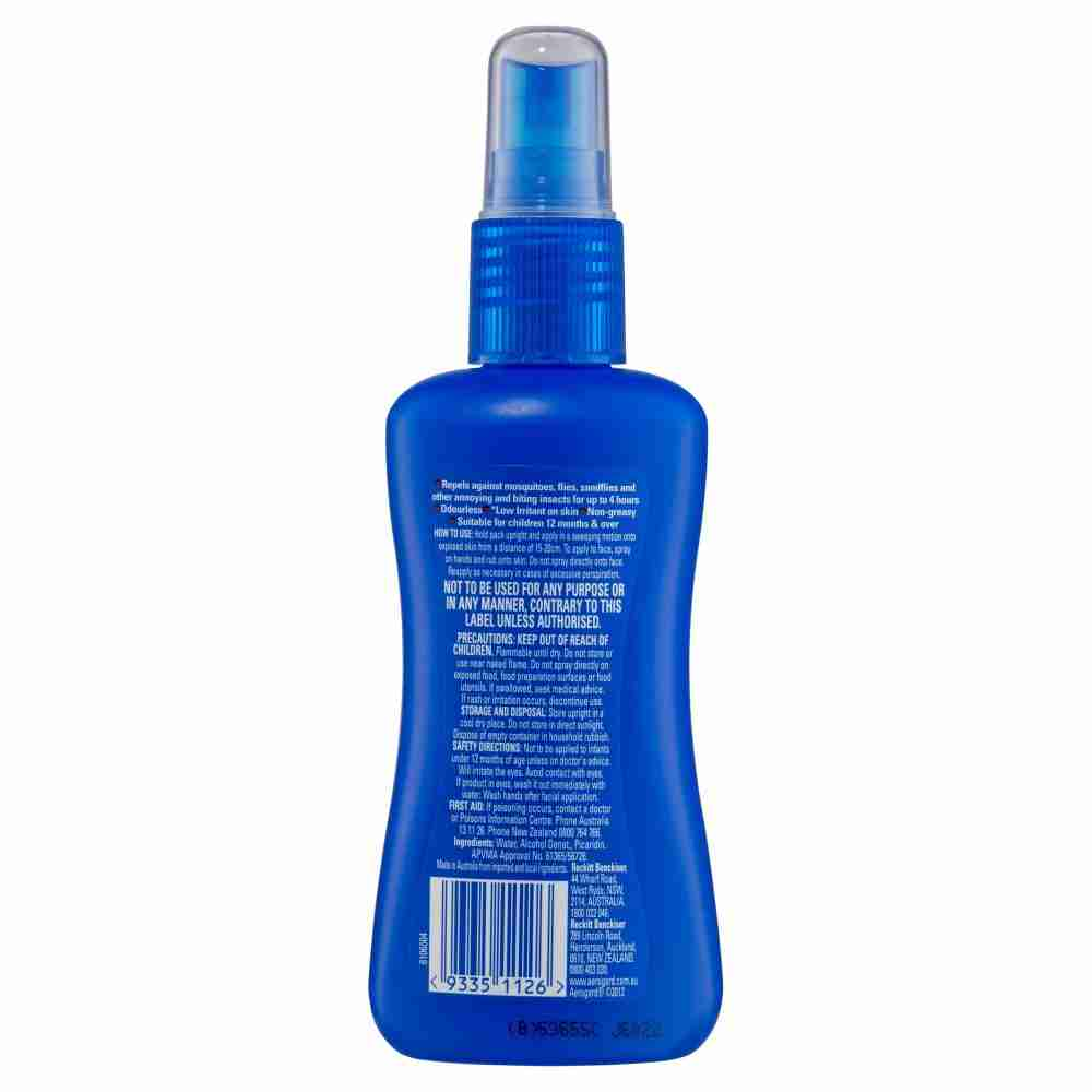 Aerogard Odourless Protection Insect Repellent Pump Spray 135Ml - Image 3