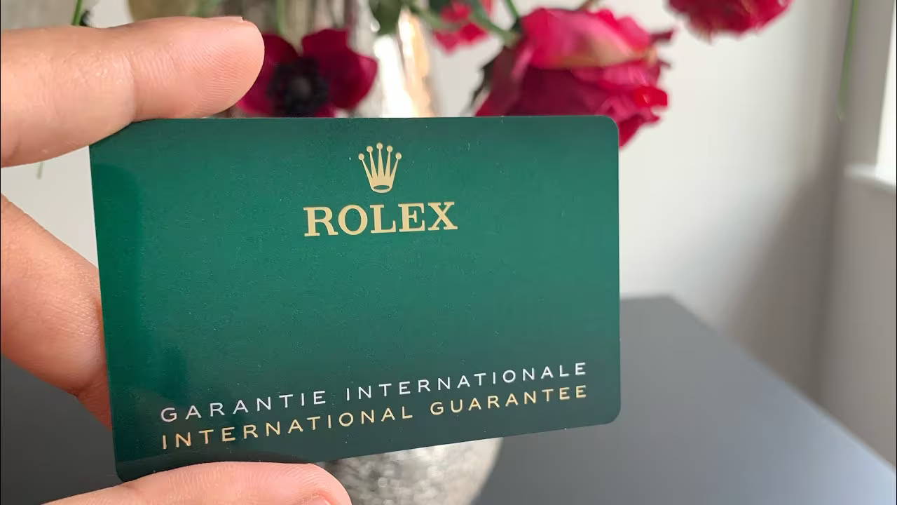 Quelle est la garantie pour une Rolex Explorer ?