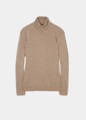 LADIES ROLL NECK JUMPER  IN COLT
