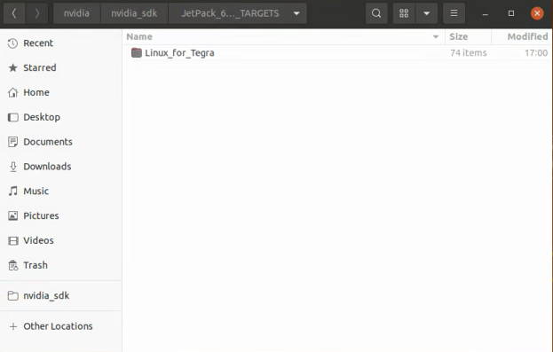 Target HW image folder