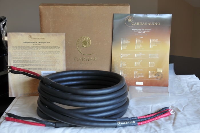 Cardas Audio Golden Reference Speaker Cables - 3.0M pai...