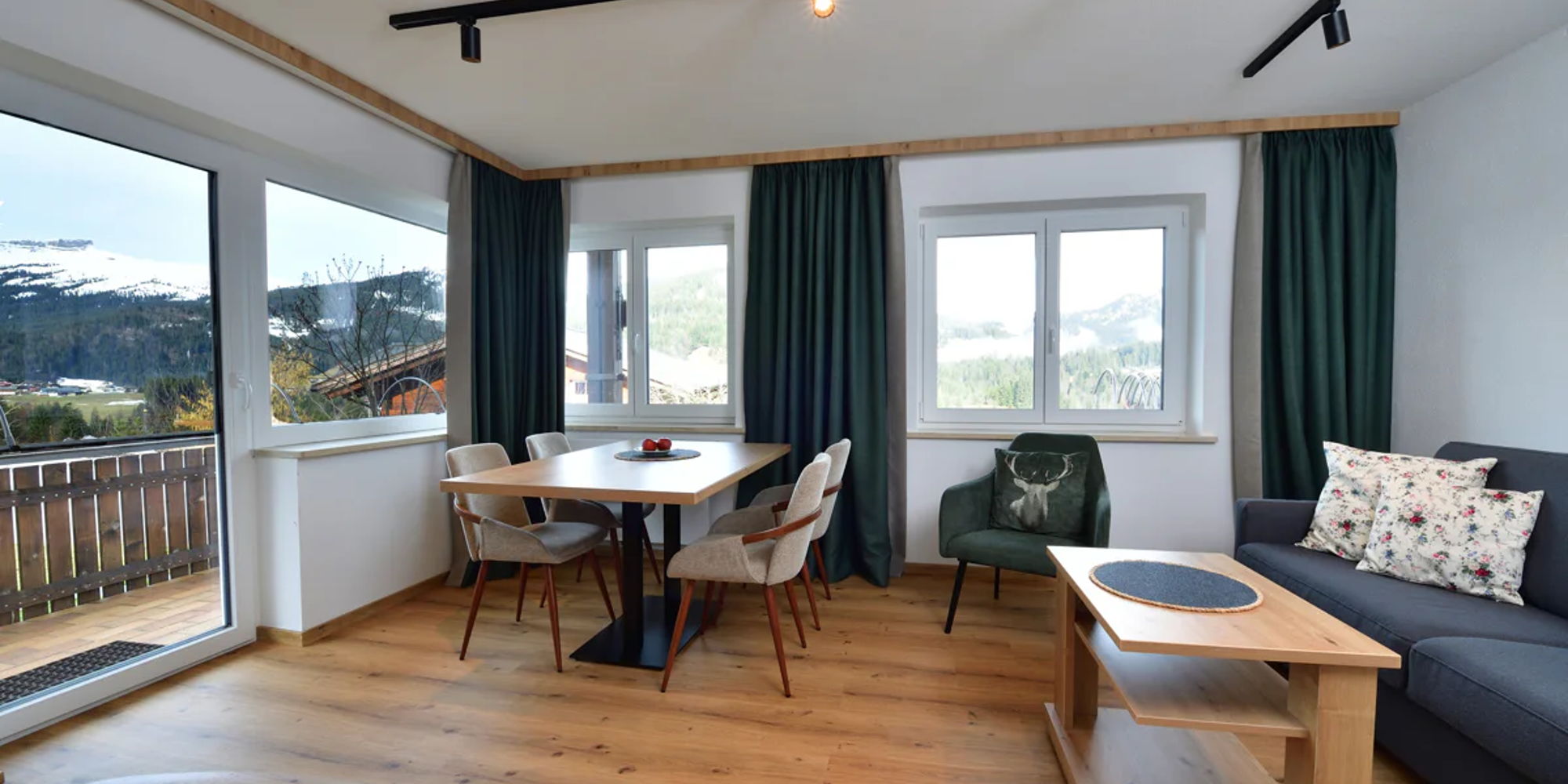 Ferienwohnung mit zwei Schlafzimmern im Kleinwalsertal