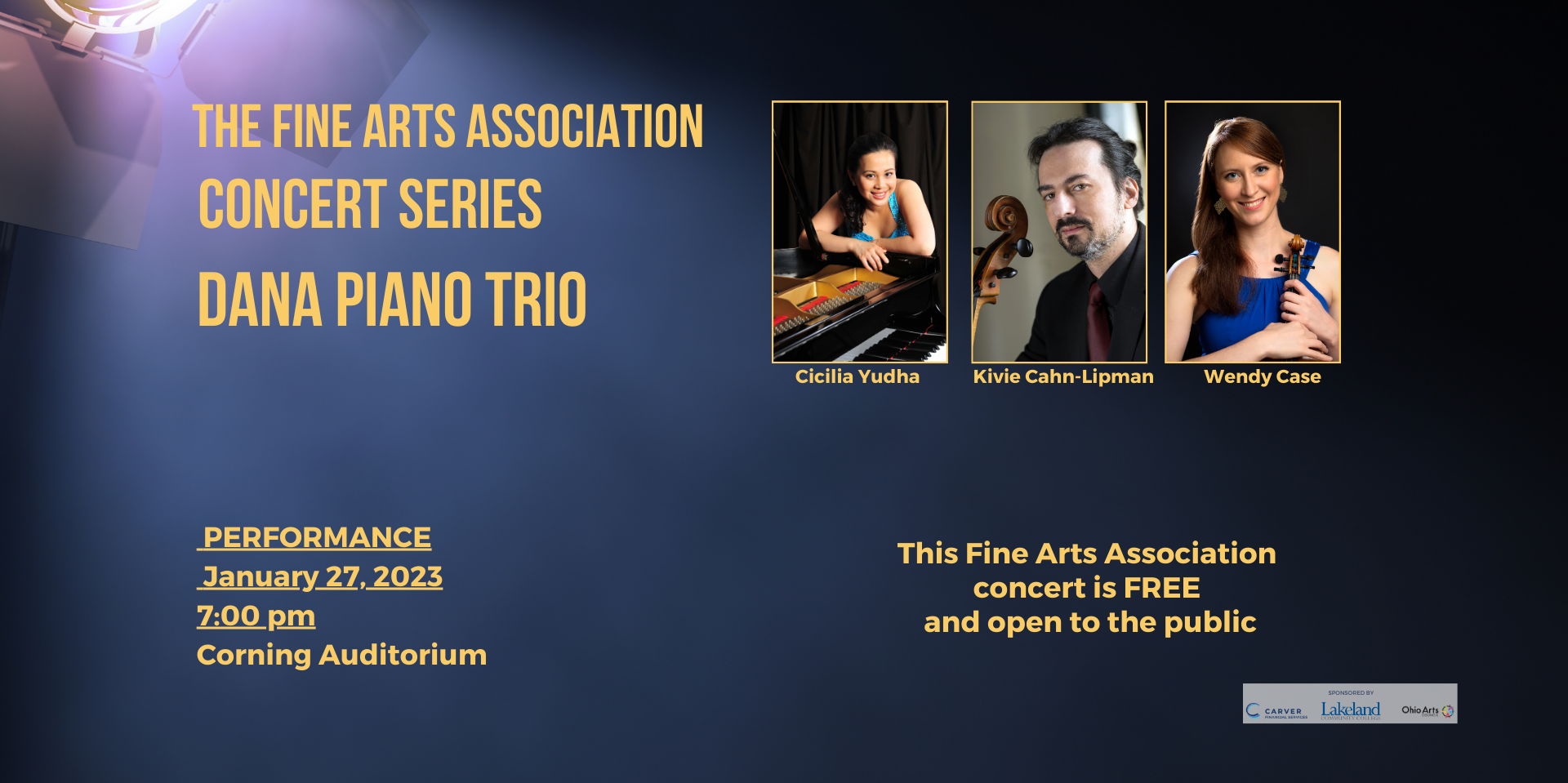 The Dana Piano Trio promotional image