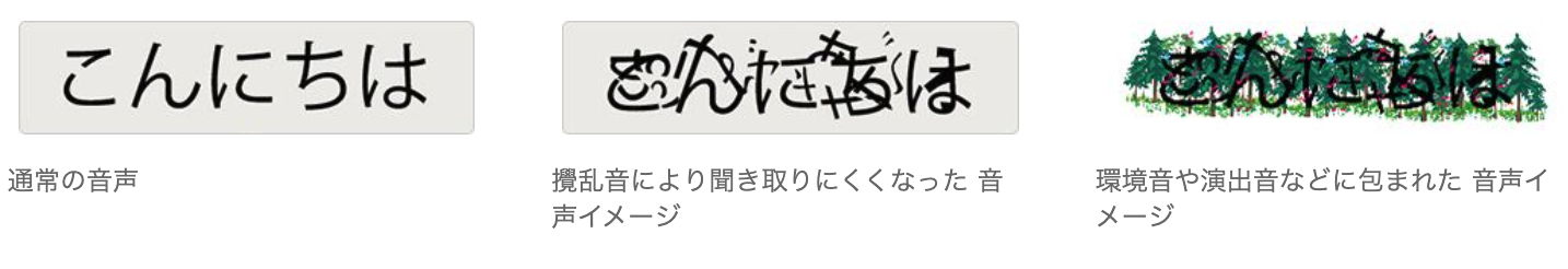 マスキング音イメージ