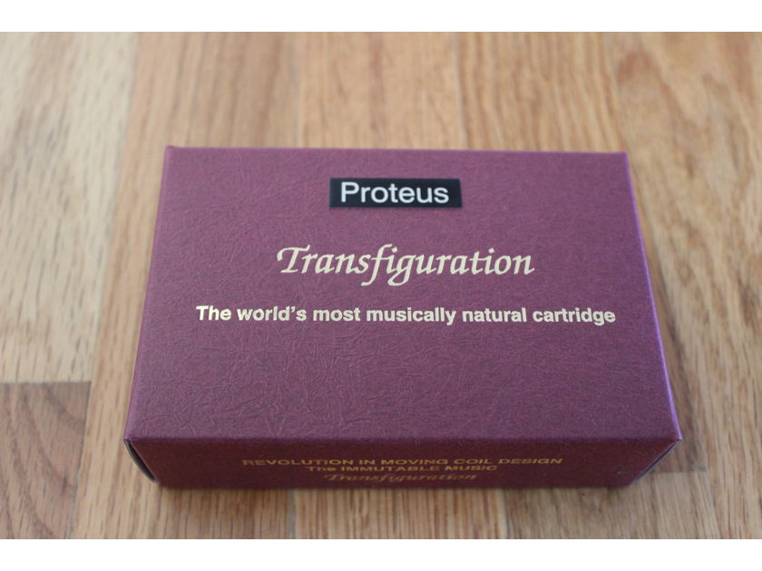 Transfiguration Audio Proteus MC Cartridge, Top of the Line, MINT. "There is only music, intensely communicative music"