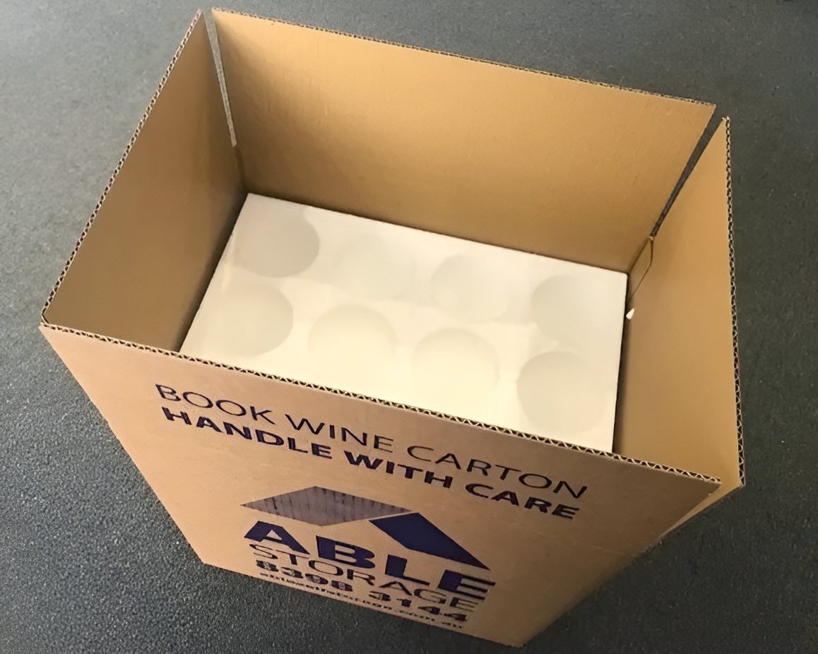 Able 12‑Bottle Wine Foam Shipper