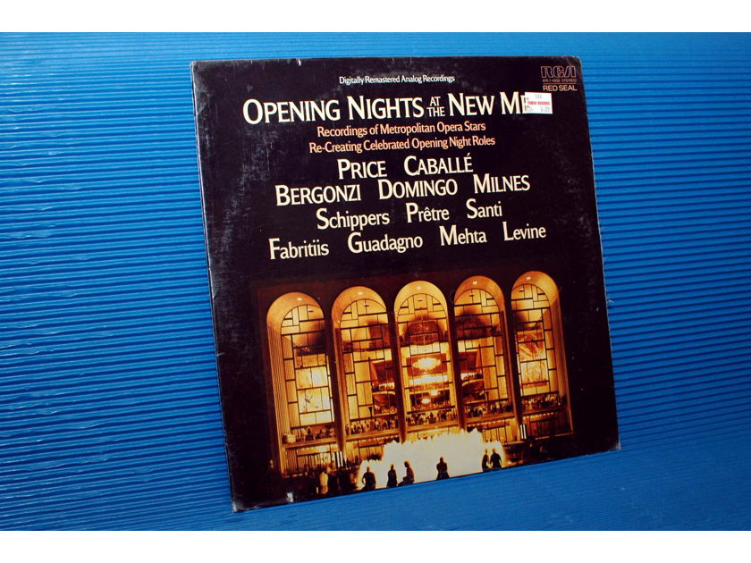 "OPENING NIGHTS AT THE NEW MET"   - Various Performers -  RCA Red Seal 1983 SEALED