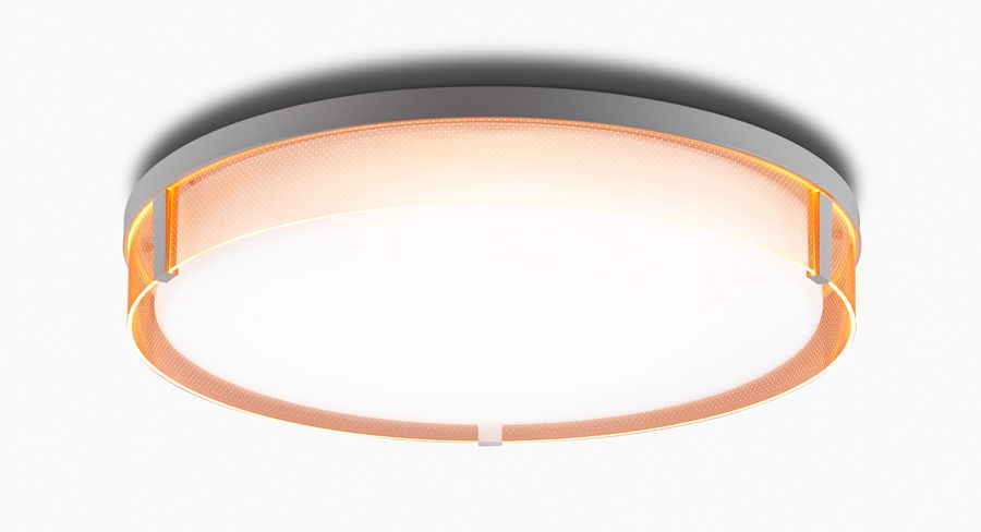 横向きに拡がる導光板