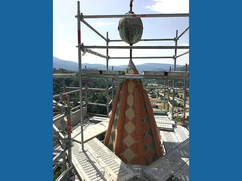 Réfection de la couverture de l’église de Contes — photo 16 sur 17 — CEG TOITURE