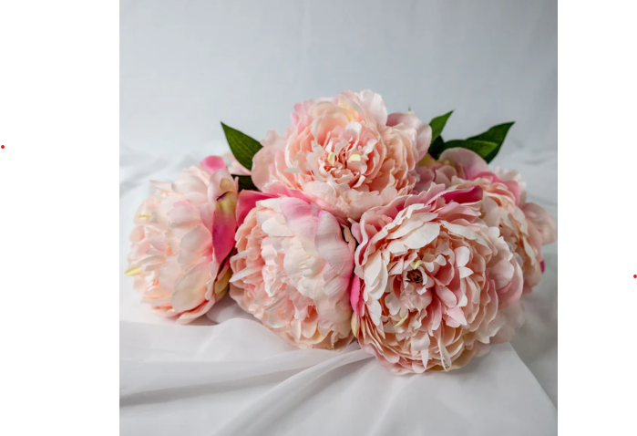 Pink Peony Large Bloom - Realistic Artificial Flowers - Image 3