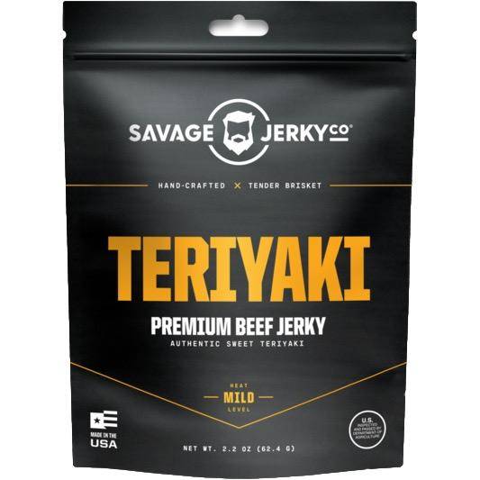 Savage Jerky Co. Teriyaki Beef Jerky JerkyGent 