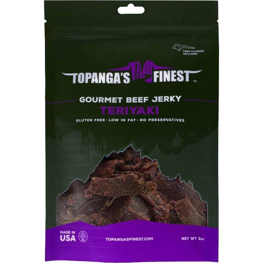 Topanga's Finest Teriyaki Beef Jerky JerkyGent