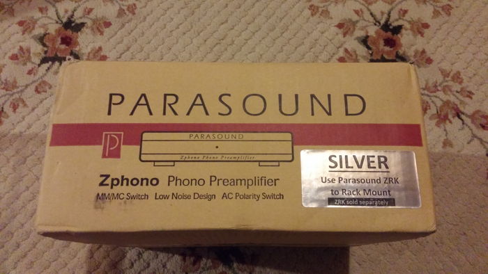 Parasound Zphono Discontinued Silver Used Once