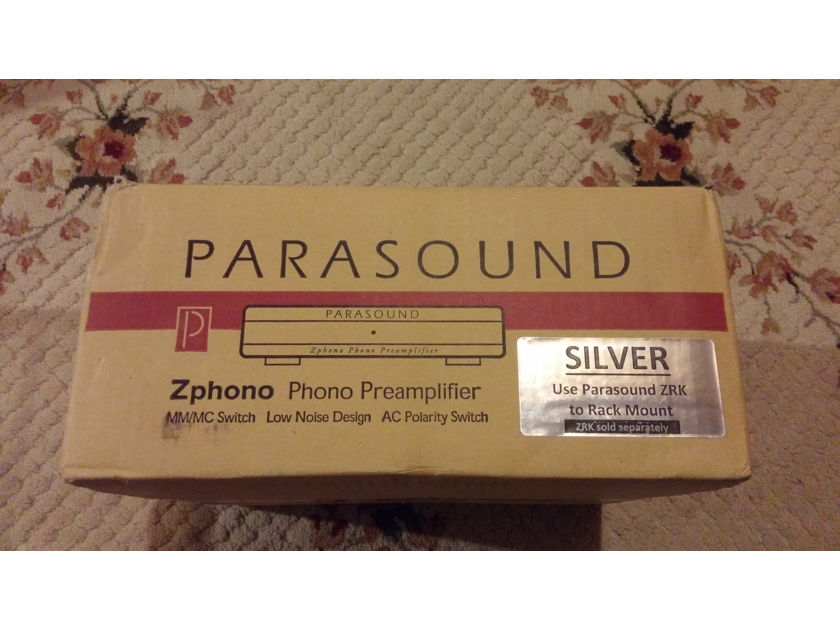 Parasound Zphono Discontinued Silver Used Once