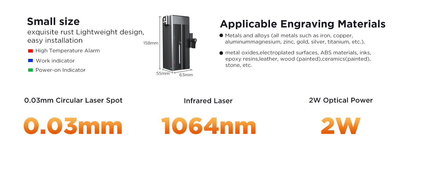 1064nm Infrared Laser Module for ACMER-parameter