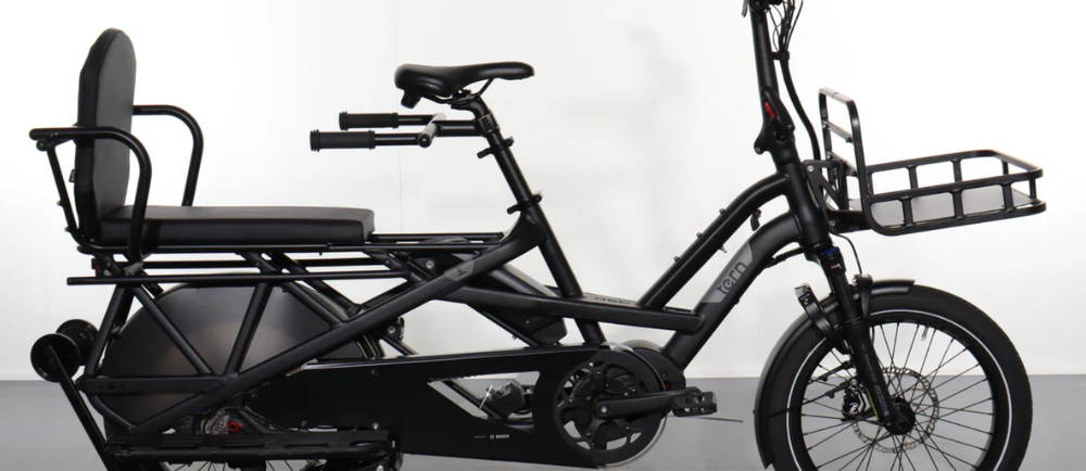 a Tern GSD S10 electric cargo bike