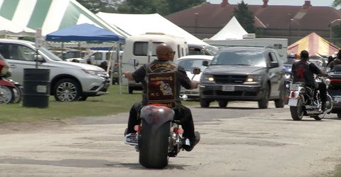 Crowd at the National Bikers Roundup 2018