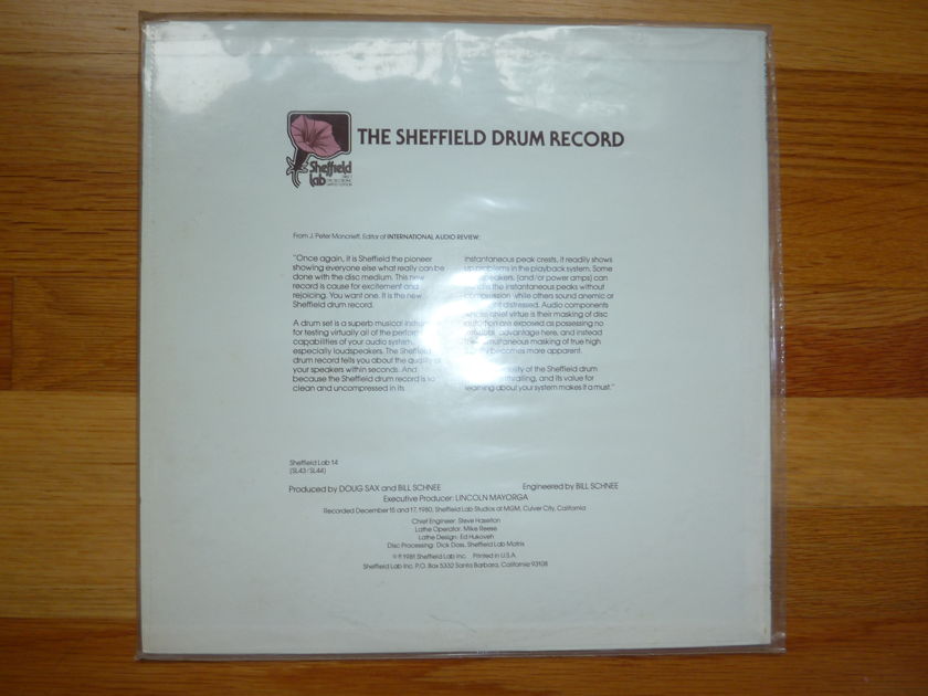 SHEFFIELD DRUM RECORD -  - Jim Keltner - Ron Tutt -  SEALED LP - TAS List - DIRECT TO DISK
