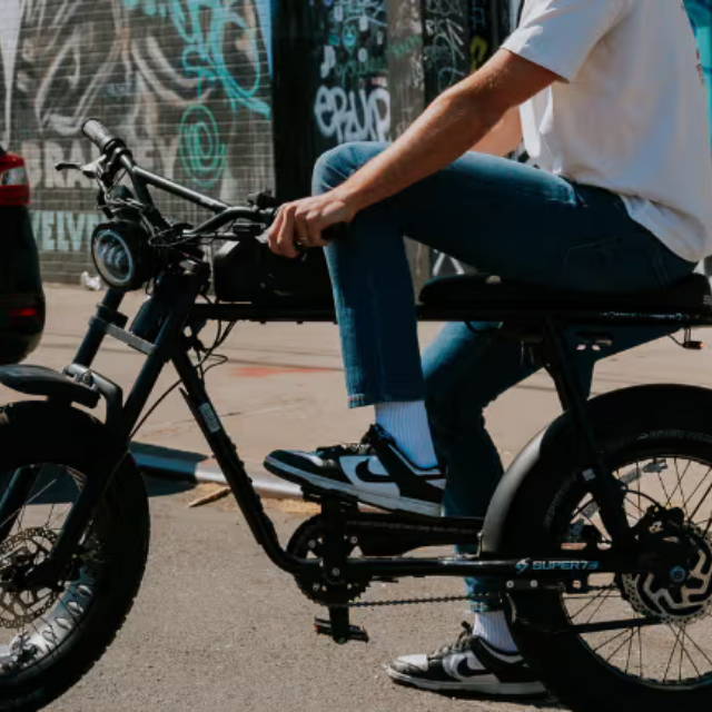 An E-Bike in an Urban setting