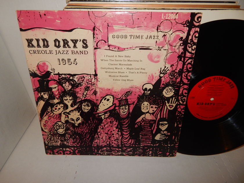 KID ORY'S CREOLE JAZZ BAND - Good Time Jazz L-12004 Deep Groove LP